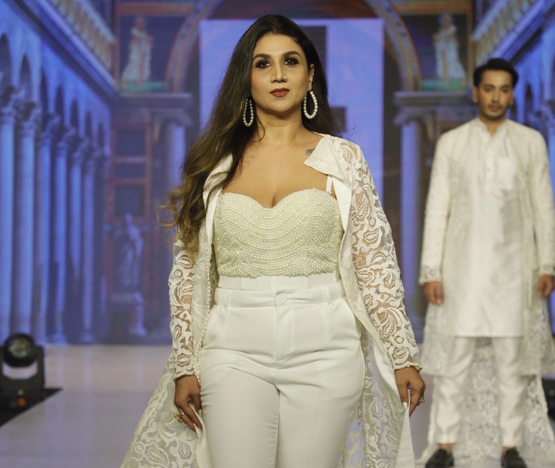 Chandni Devgan showstopper on Day 2 during Chandigarh times fashion week